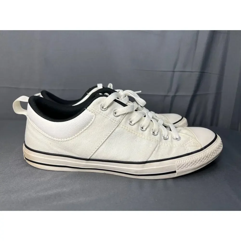 Mens Converse All Star White Low Top Sneakers Size 11 - Picture 2 of 9